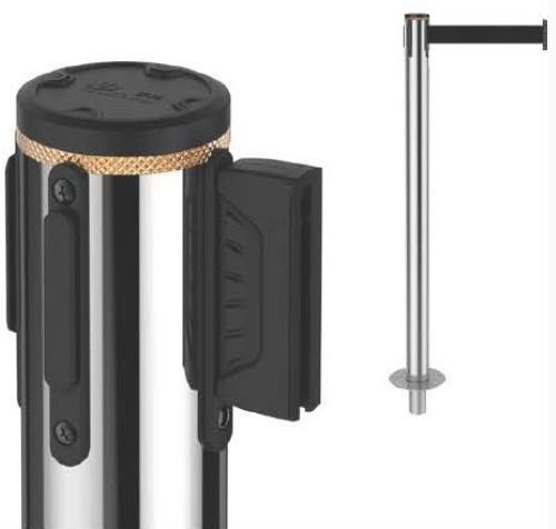 Floor Mounted Retractable Belt Barrier Stanchions